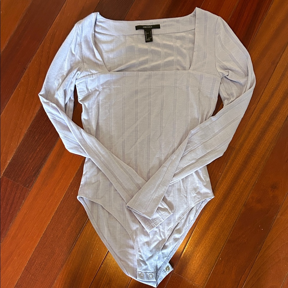 Lavender Long Sleeve Bodysuit